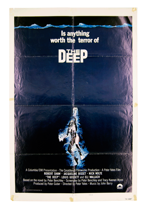 The Deep Peter Yates original film poster