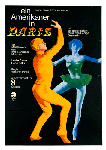 An American in Paris original German filmposter movie poster Cine Qua Non
