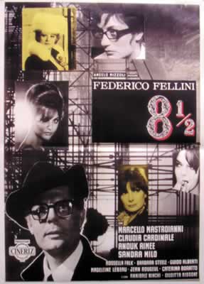 8.5 Fellini Poster
